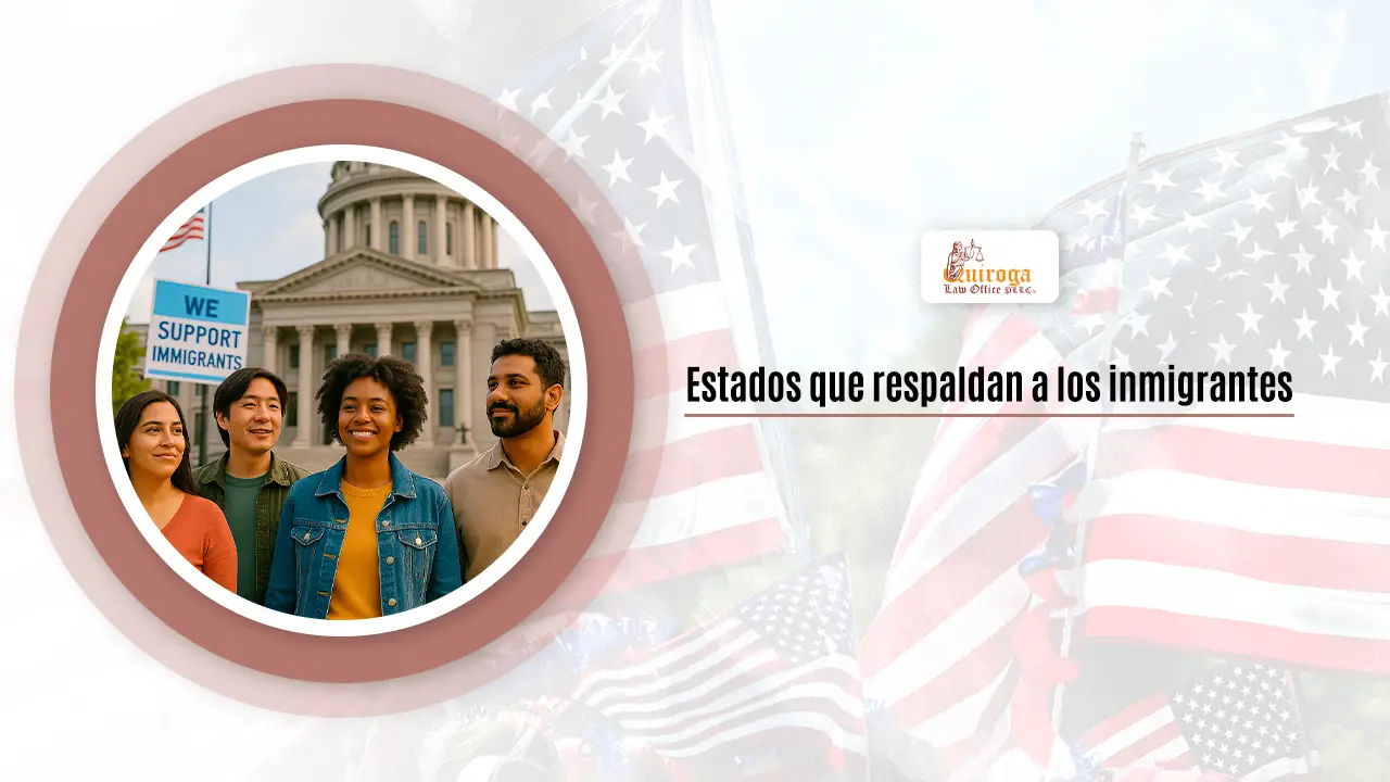 Estados que respaldan a los inmigrantes