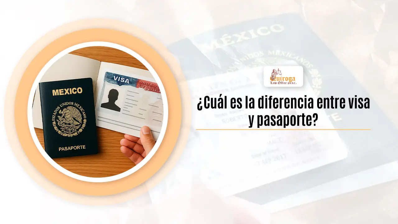 Cuál es la diferencia entre visa y pasaporte