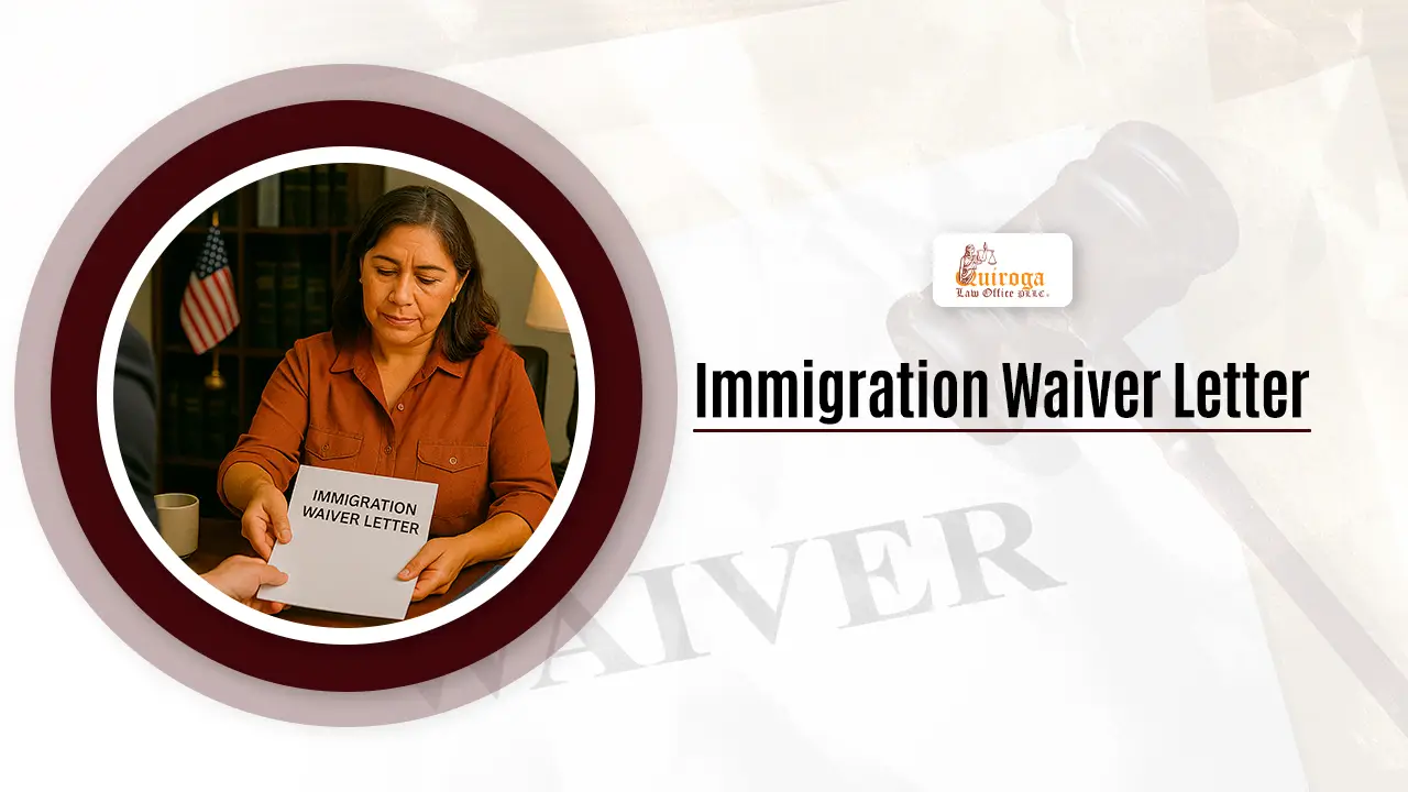 Immigration Waiver Letter