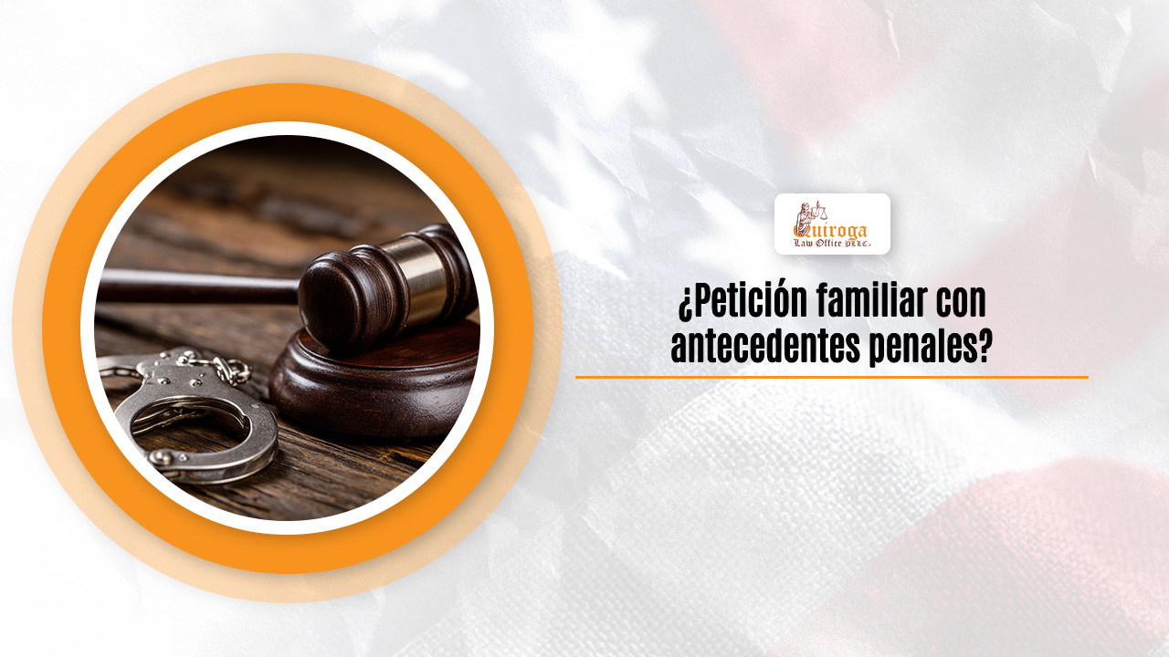 Petición familiar con antecedentes penales